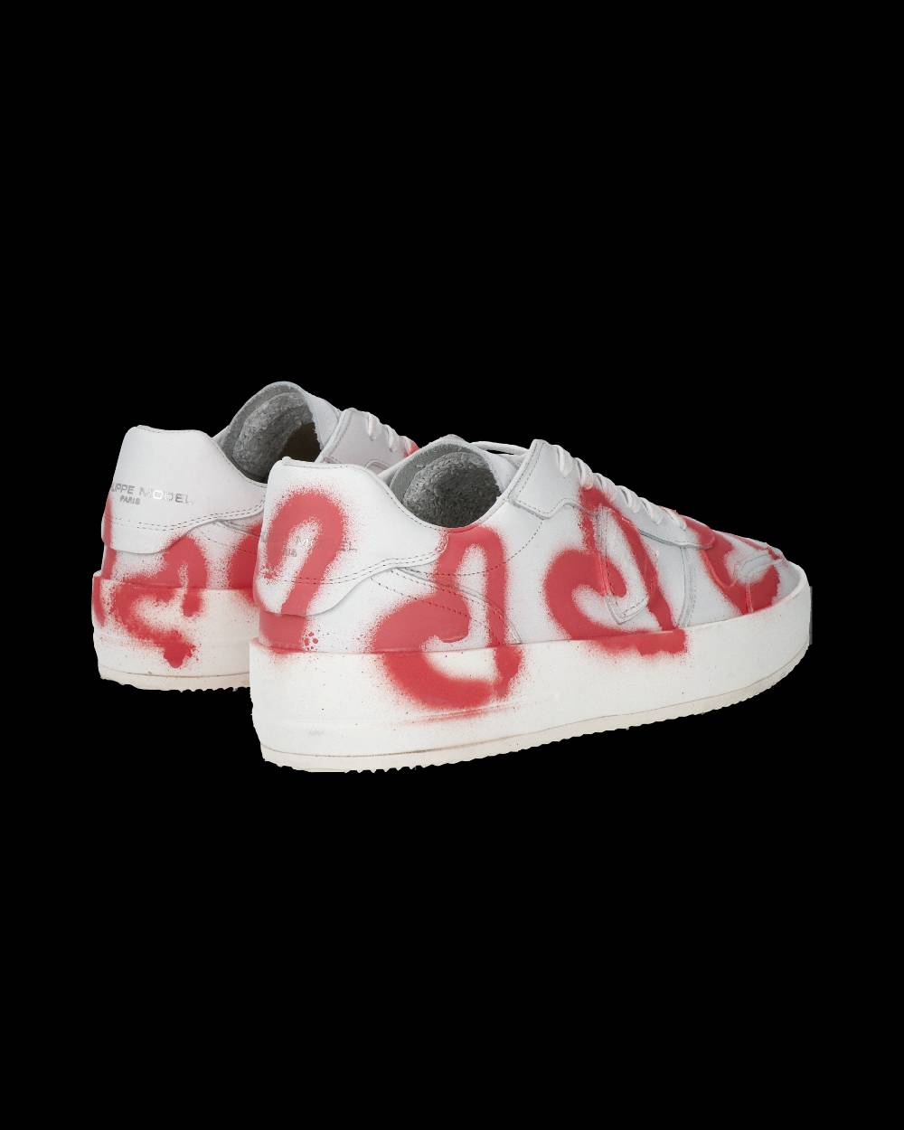 Philippe Model Sneaker bassa Nice uomo - bianco e corallo Shopping Online