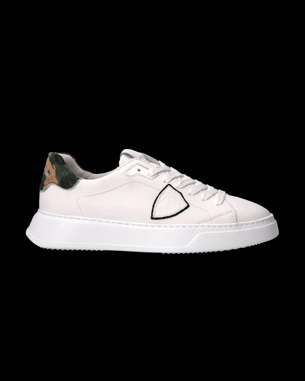 Philippe Model Sneaker Temple Uomo, Bianco e Nero Novità
