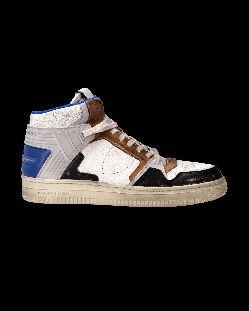 Philippe Model Sneaker La Grande Uomo, Bianco e Blu Smaltimento dello stoccaggio