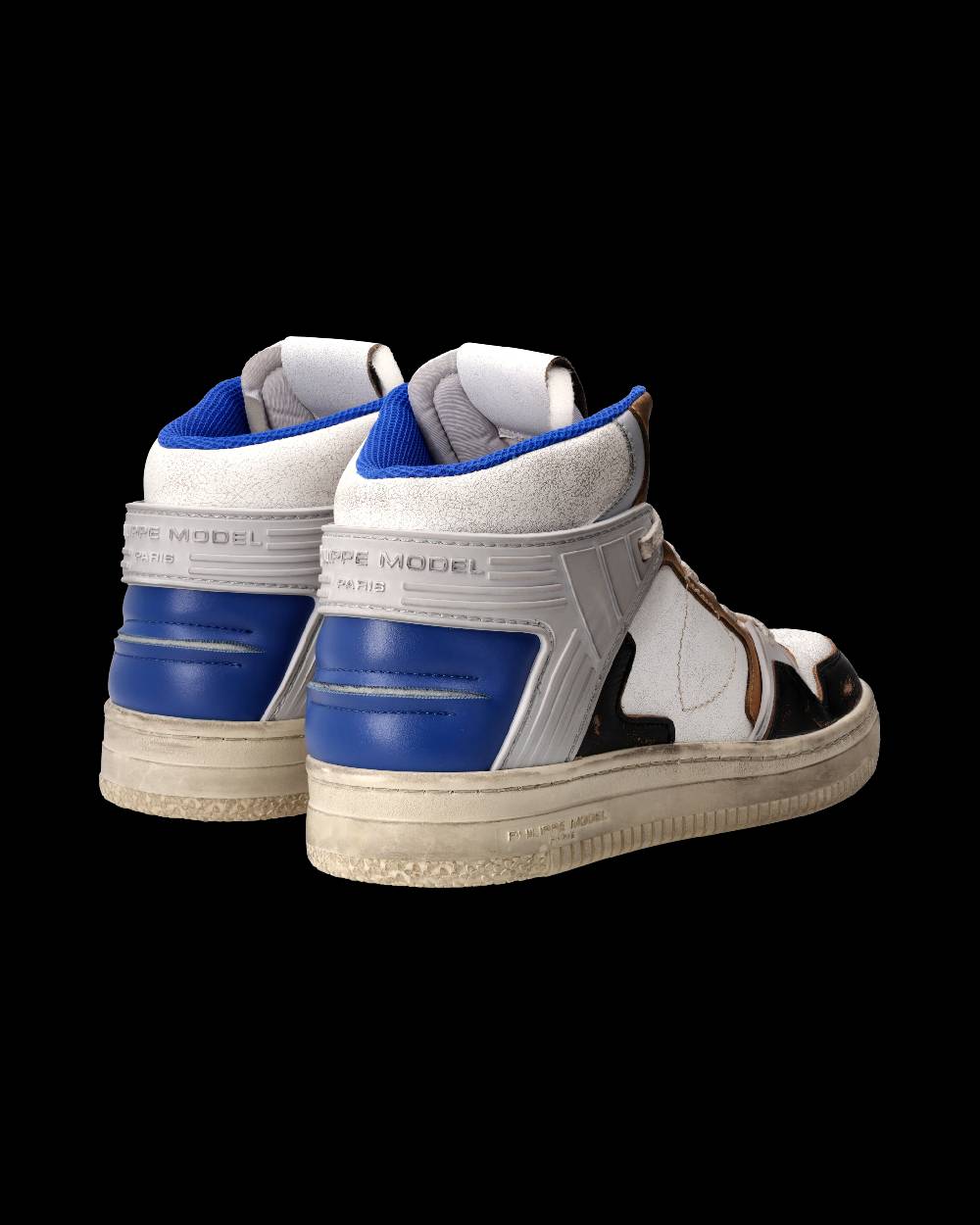 Philippe Model Sneaker La Grande Uomo, Bianco e Blu Smaltimento dello stoccaggio
