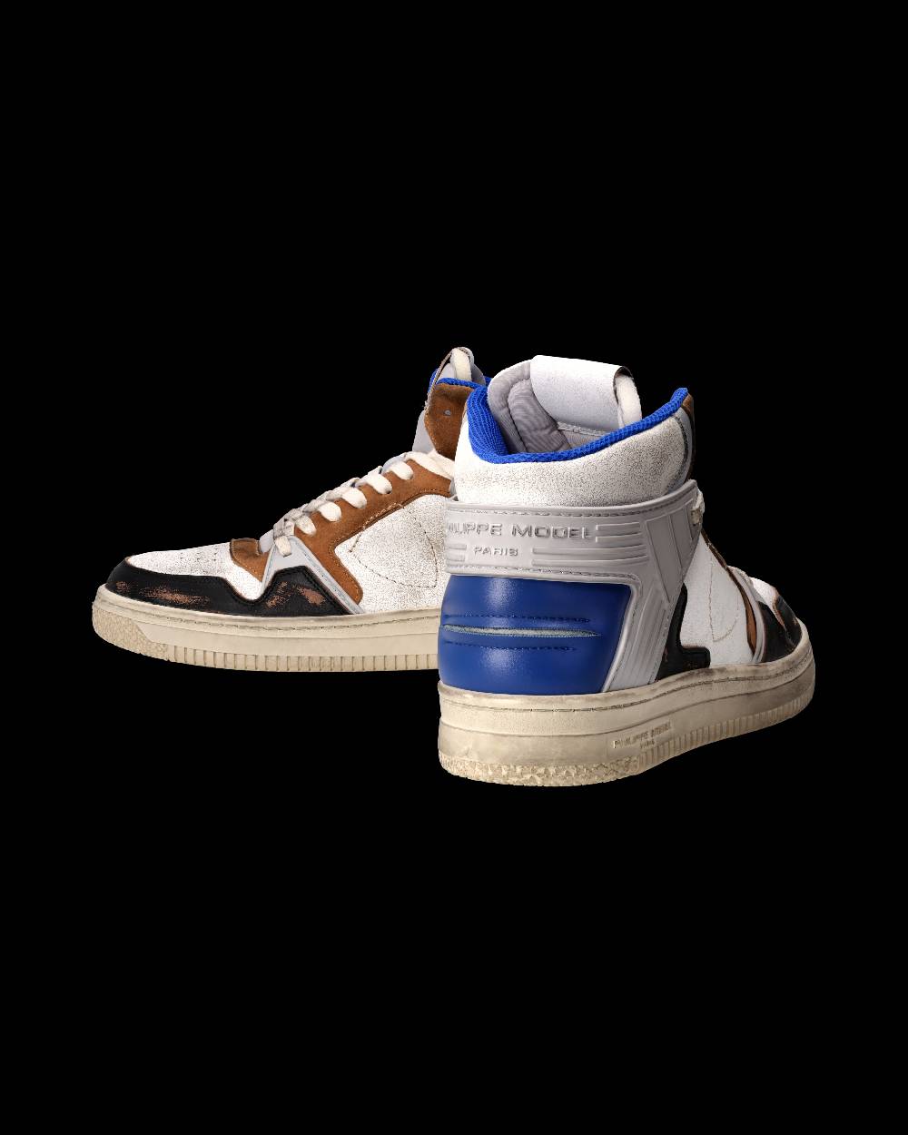 Philippe Model Sneaker La Grande Uomo, Bianco e Blu Smaltimento dello stoccaggio