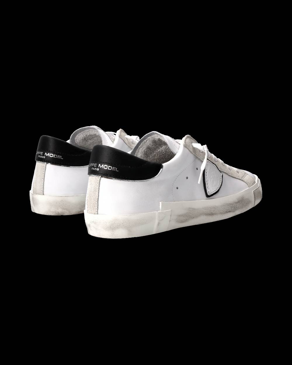 Philippe Model Sneakers Prsx Uomo, Bianco e Nero Sconto