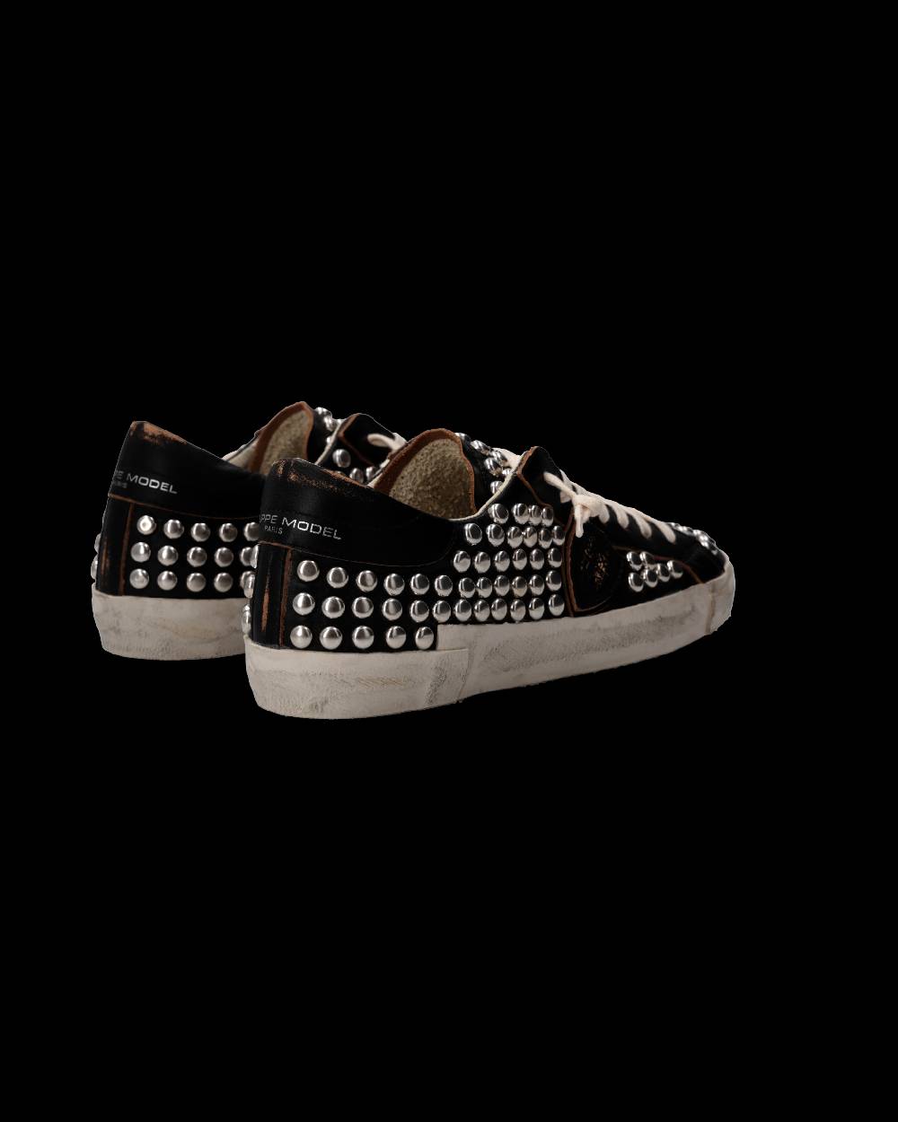 Philippe Model Sneaker Prsx Uomo, Nero Used Borchie Outlet