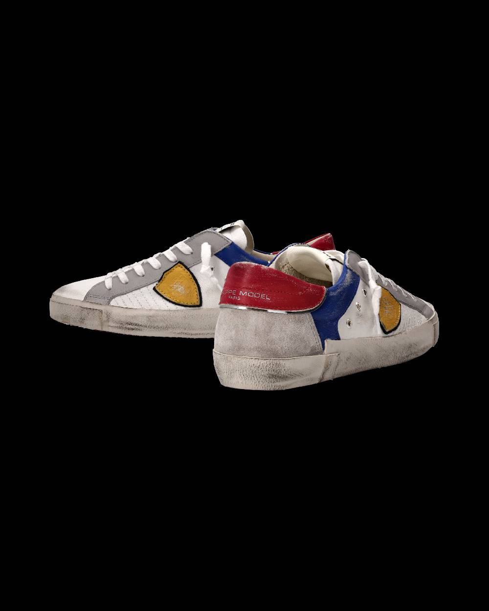 Philippe Model Sneaker Prsx Uomo, Bianco e Blu Saldi