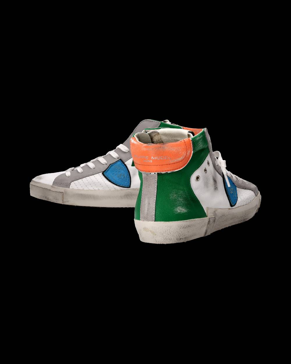 Philippe Model Sneaker Prsx Uomo, Bianco e Verde Offerte