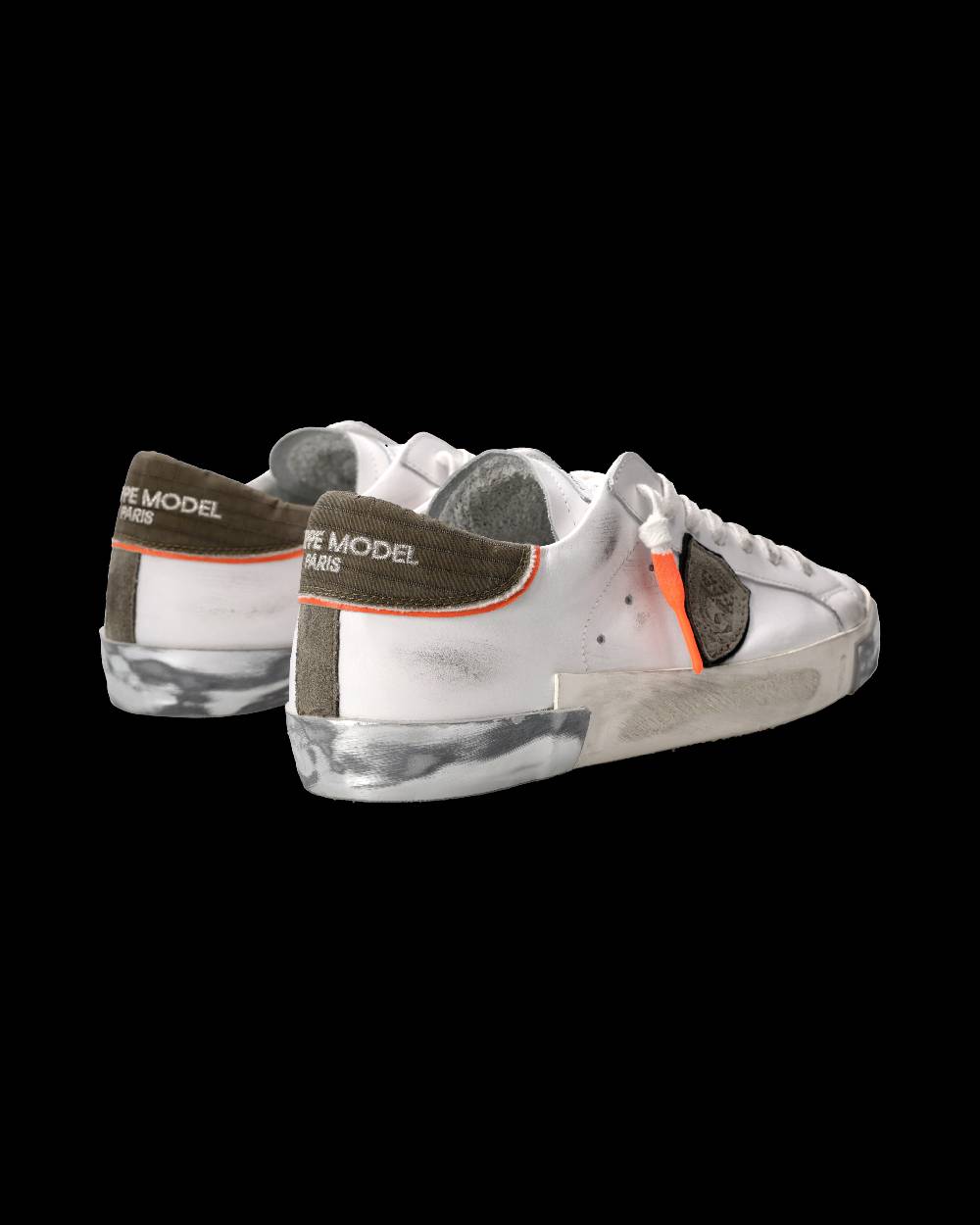 Philippe Model Sneaker Prsx Uomo, Bianco Verde Vendita Calda