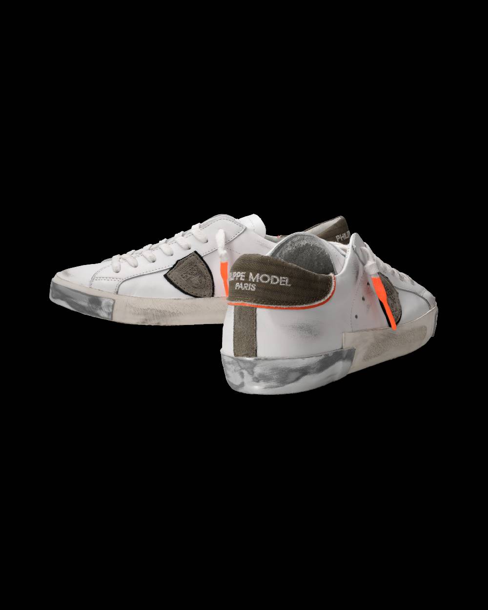 Philippe Model Sneaker Prsx Uomo, Bianco Verde Vendita Calda