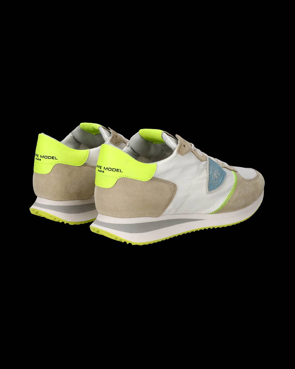 Philippe Model Sneakers Trpx da Uomo Bianche in Tessuto Tecnico Italy