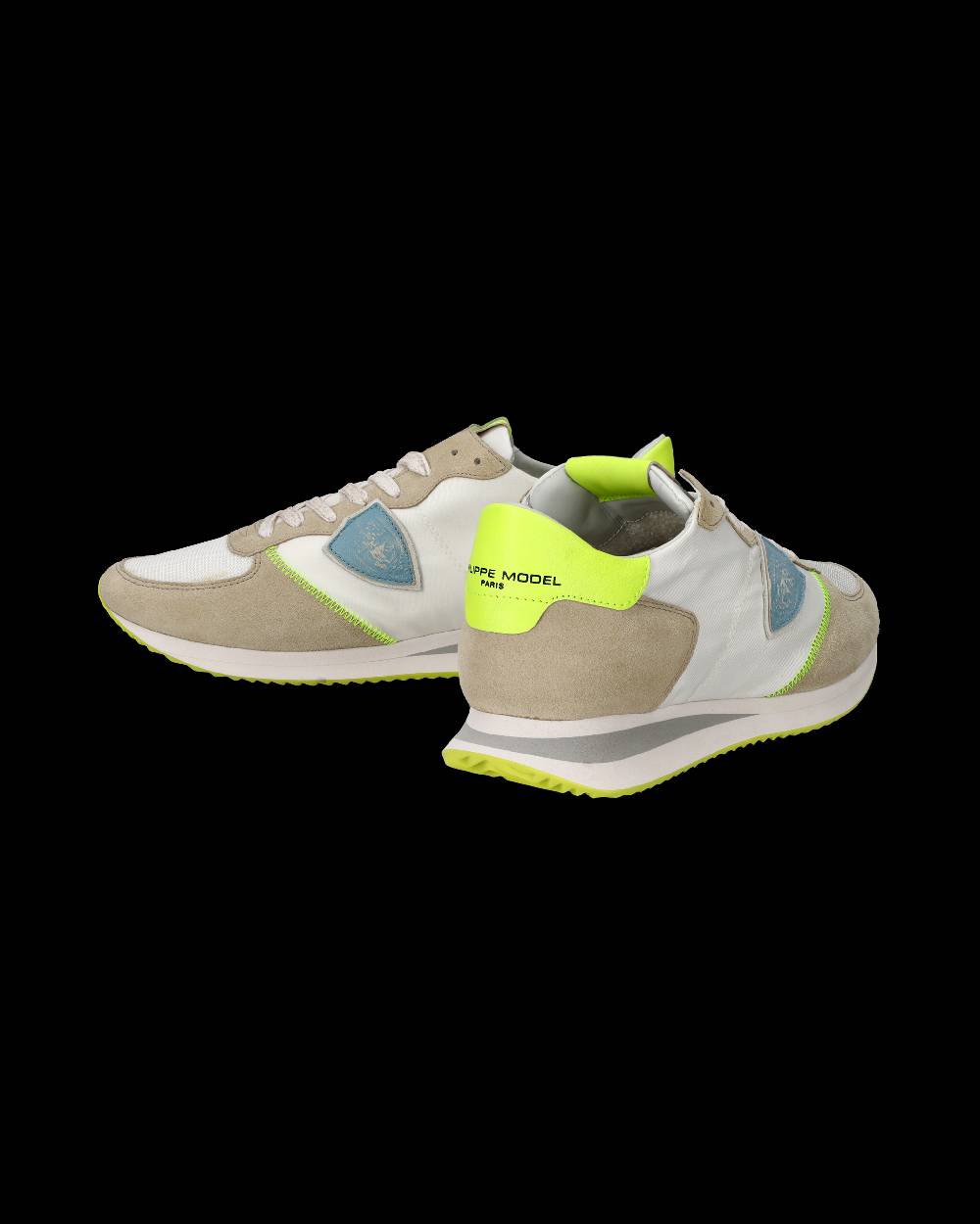Philippe Model Sneakers Trpx da Uomo Bianche in Tessuto Tecnico Italy