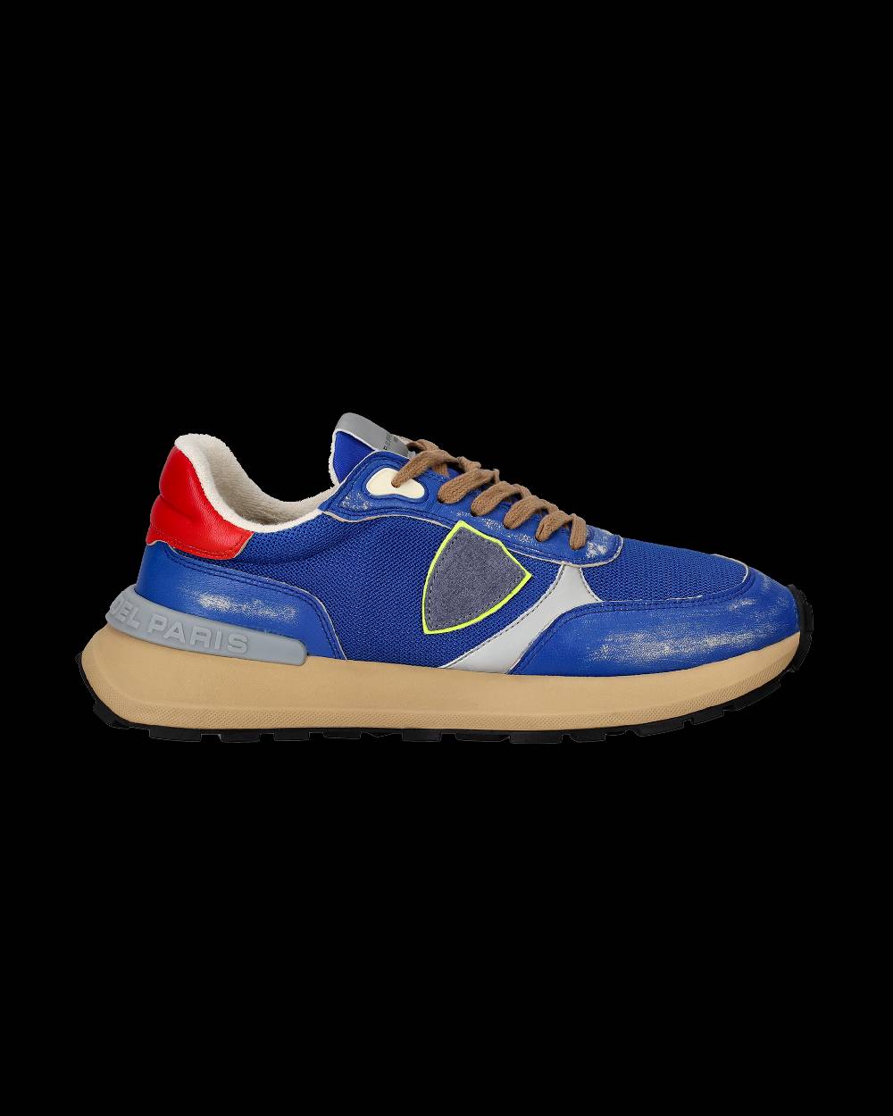 Philippe Model Sneakers Antibes da Uomo Bluette in Tessuto Tecnico Spedizione Gratuita