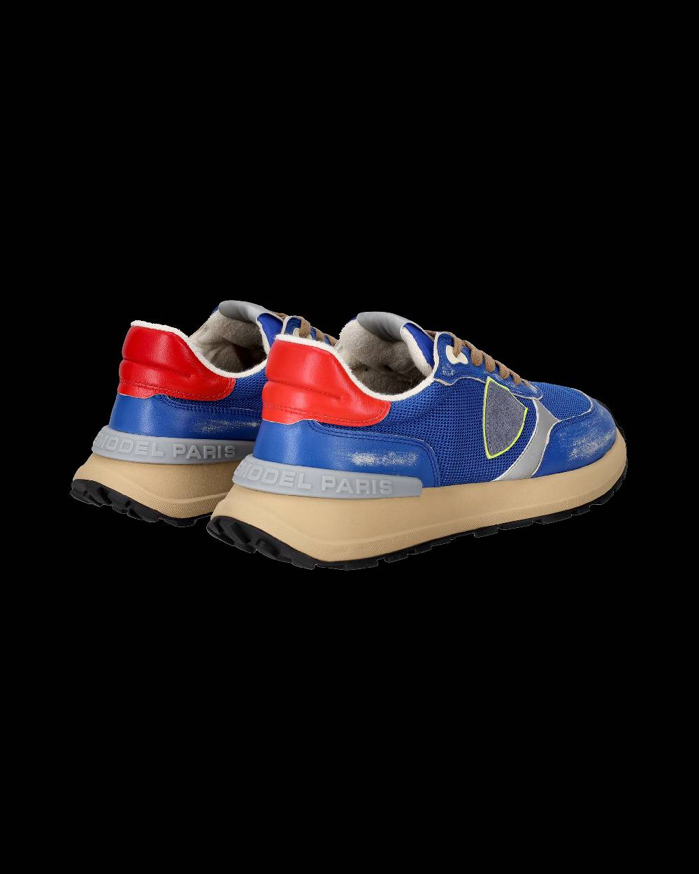 Philippe Model Sneakers Antibes da Uomo Bluette in Tessuto Tecnico Spedizione Gratuita