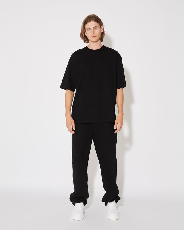 Philippe Model T-Shirt Maurice da Uomo Nera in Jersey Acquista Ora