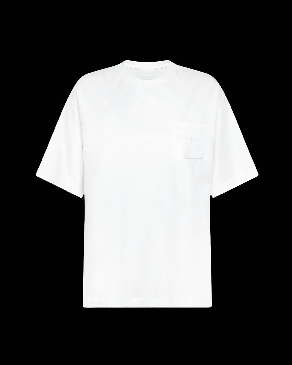 Philippe Model T-Shirt Maurice da Uomo Bianca in Jersey Consegna Veloce