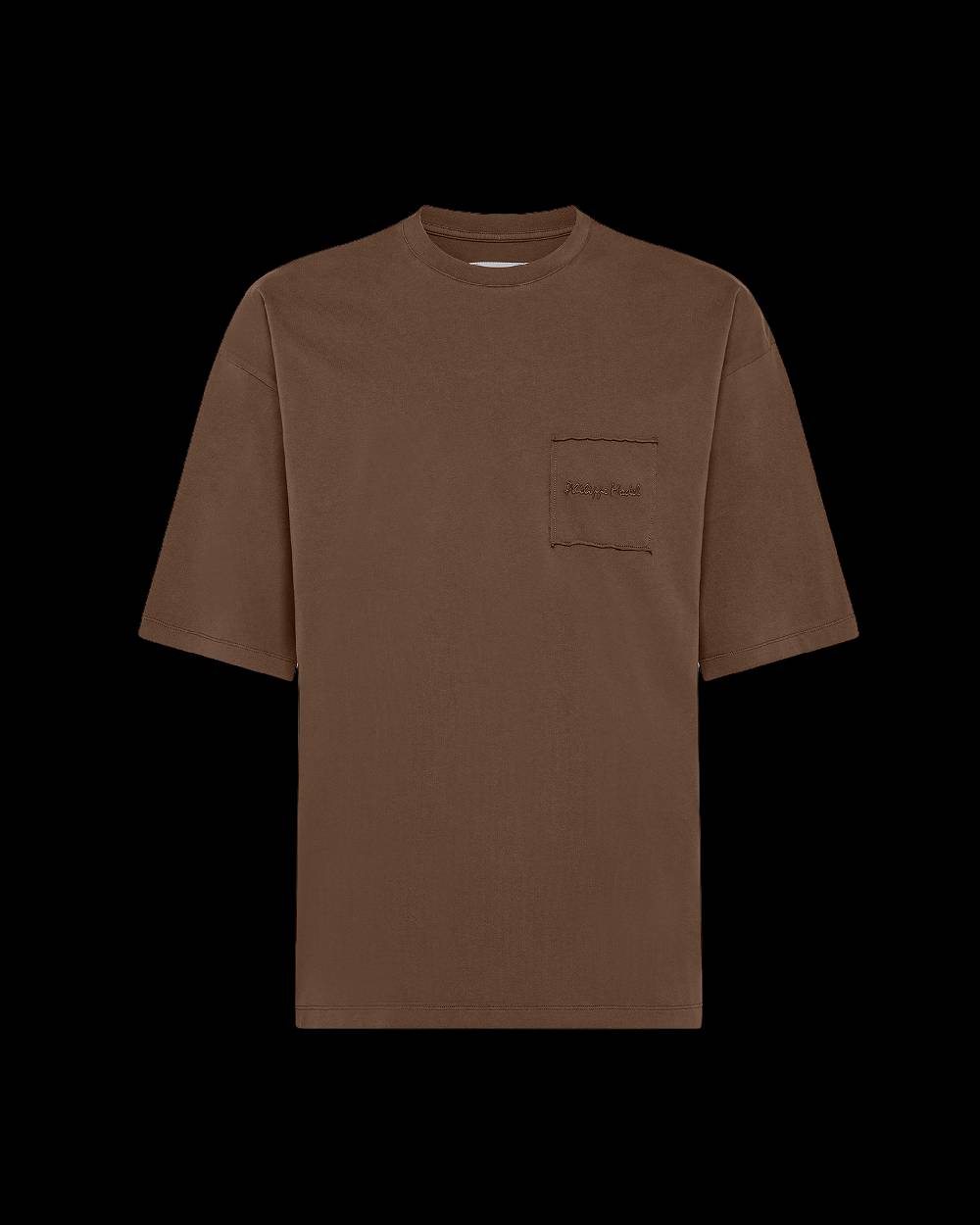 Philippe Model T-Shirt Maurice da Uomo Marrone Noce in Jersey Fino Al -60%