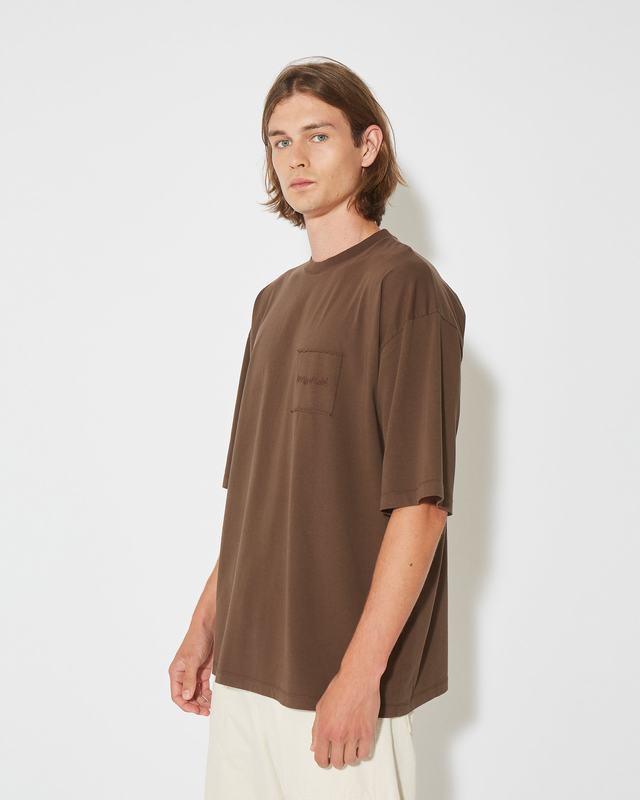 Philippe Model T-Shirt Maurice da Uomo Marrone Noce in Jersey Fino Al -60%