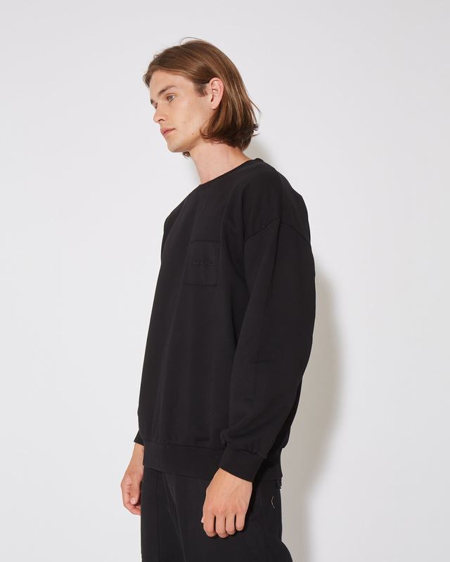 Philippe Model Felpa girocollo BASTIEN da Uomo Nera in Jersey 50% di sconto con spedizione gratuita