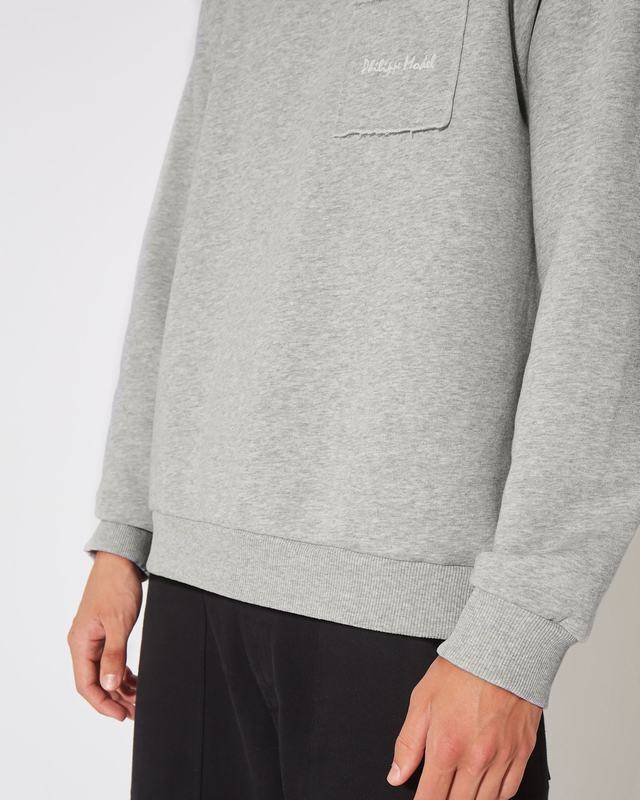 Philippe Model Felpa girocollo BERNARD da Uomo Grigia in Jersey Novità