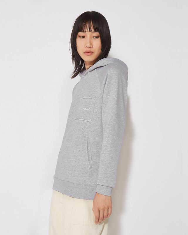 Philippe Model Felpa con cappuccio JADE da Donna Grigia in Jersey Saldi