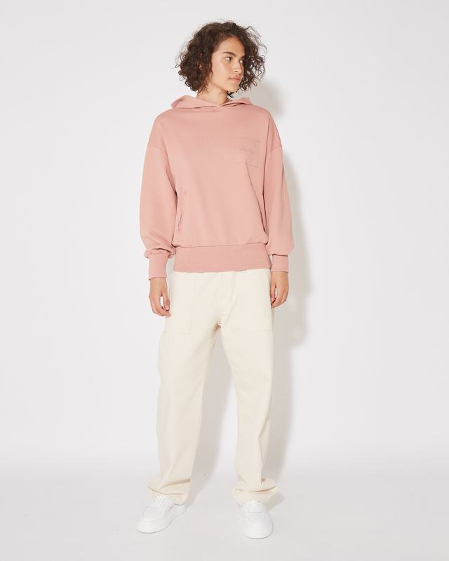 Philippe Model Felpa con cappuccio JULIE da Donna Rosa in Jersey Vendita Calda
