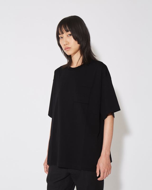 Philippe Model T-Shirt Monique da Donna Nera in Jersey Moda