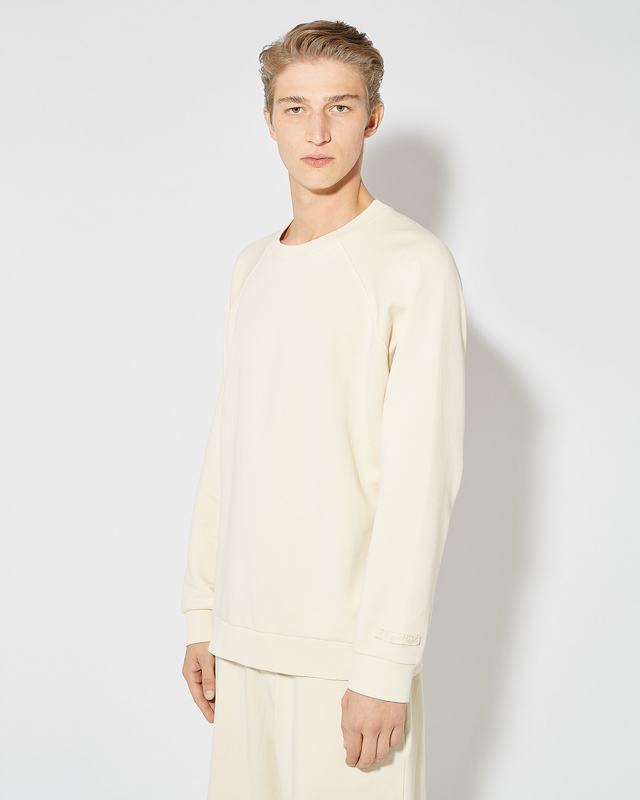 Philippe Model Felpa girocollo Bernard da Uomo Beige ecru in Jersey Italy