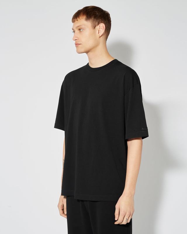 Philippe Model T-Shirt Maurice da Uomo Nera in Jersey Nuovo