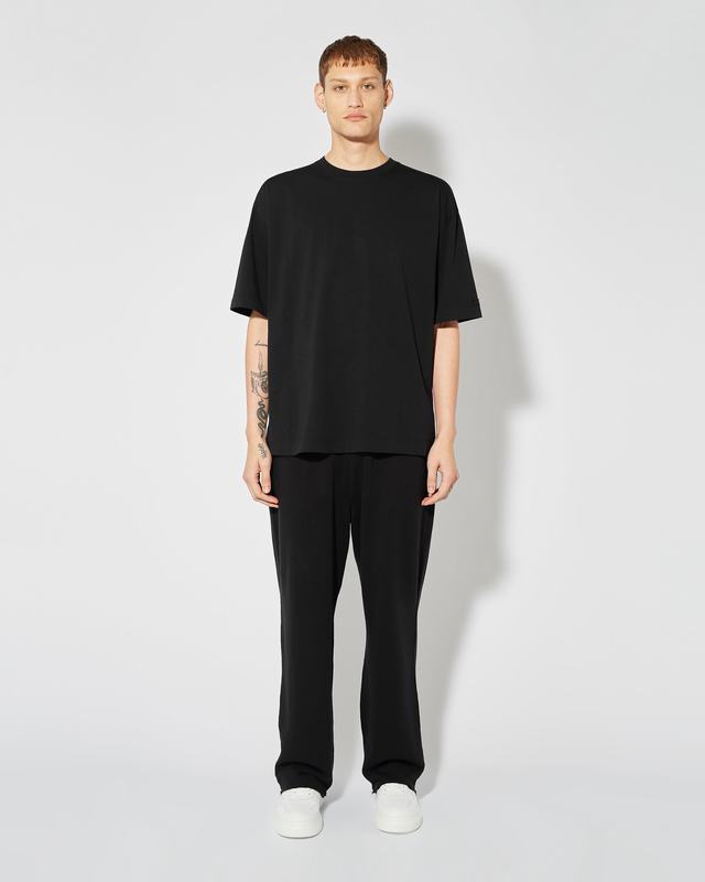 Philippe Model T-Shirt Maurice da Uomo Nera in Jersey Nuovo