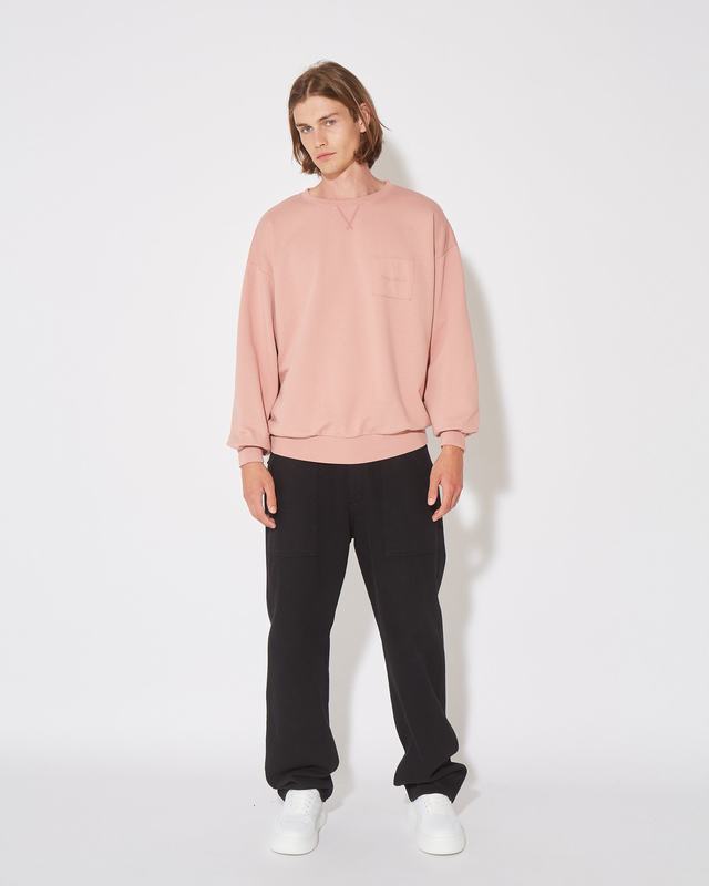 Philippe Model Felpa girocollo BASTIEN da Uomo Rosa in Jersey Soddisfazione Garantita