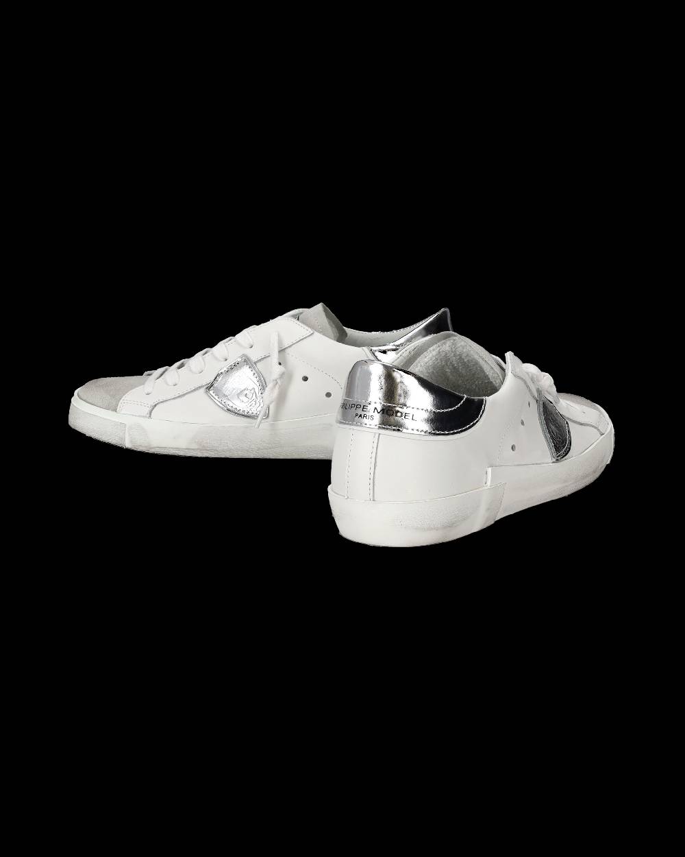 Philippe Model Sneaker bassa Prsx donna - bianco e argento Affare Del Giorno