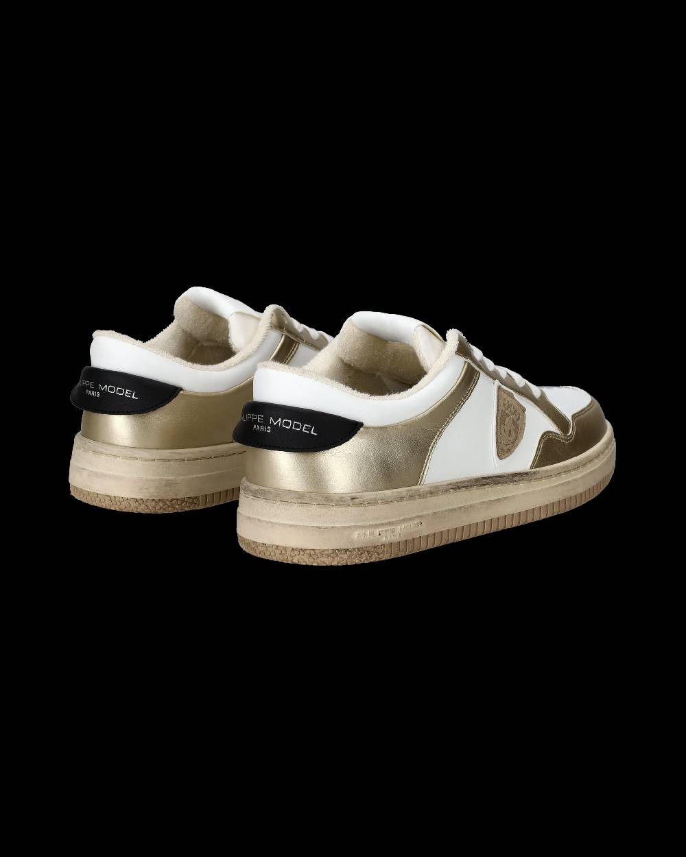 Philippe Model Sneaker basse Lyon donna - bianco e oro Presa
