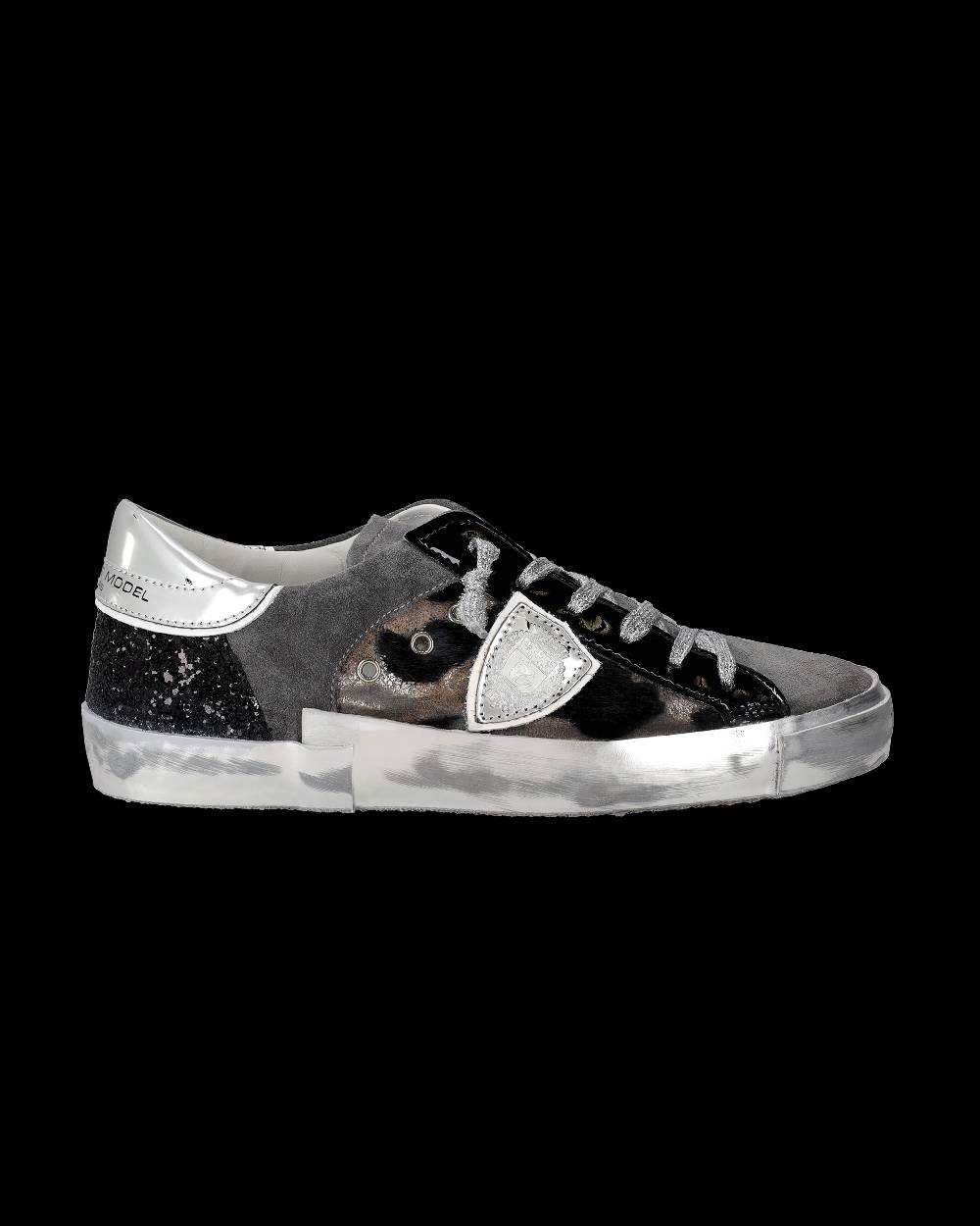 Philippe Model Sneaker basse Paris donna - nero e grigio Offerta