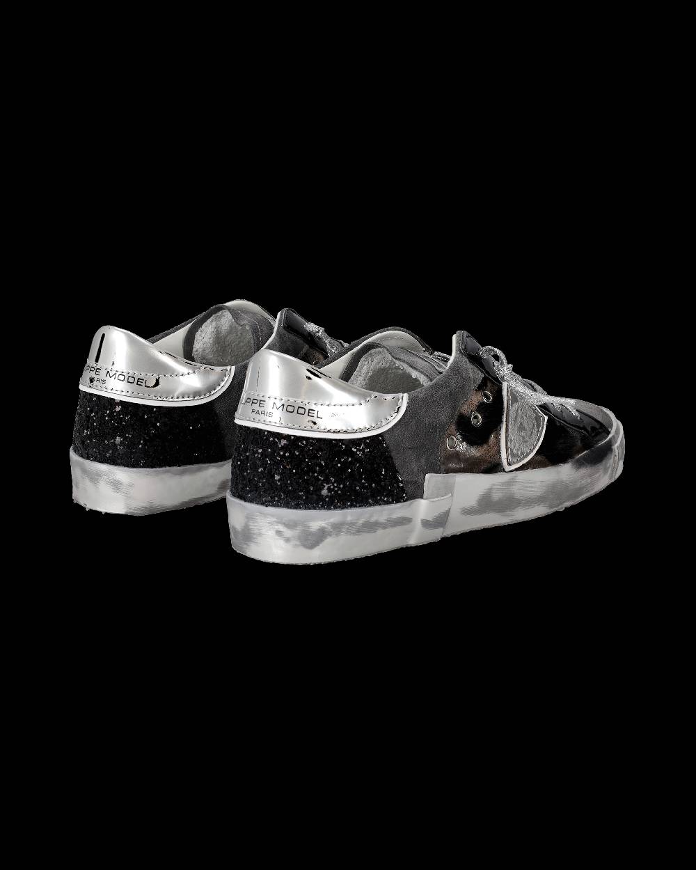 Philippe Model Sneaker basse Paris donna - nero e grigio Offerta