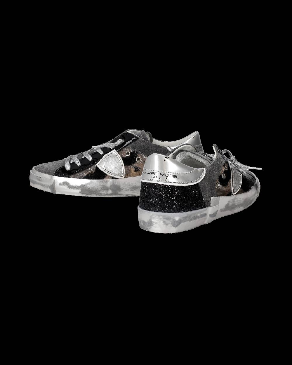 Philippe Model Sneaker basse Paris donna - nero e grigio Offerta
