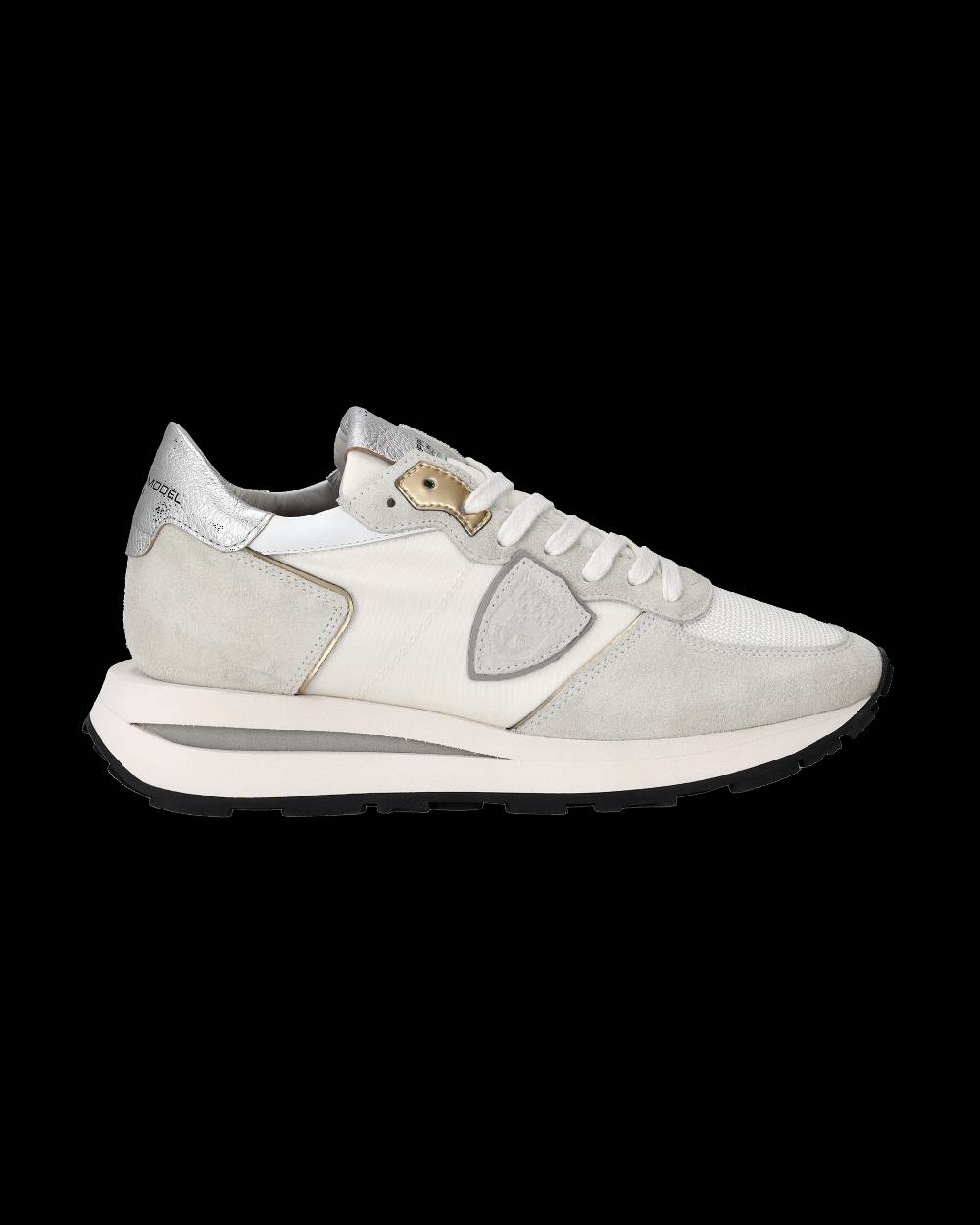 Philippe Model Sneaker basse Tropez Haute donna - bianco e argento Economico