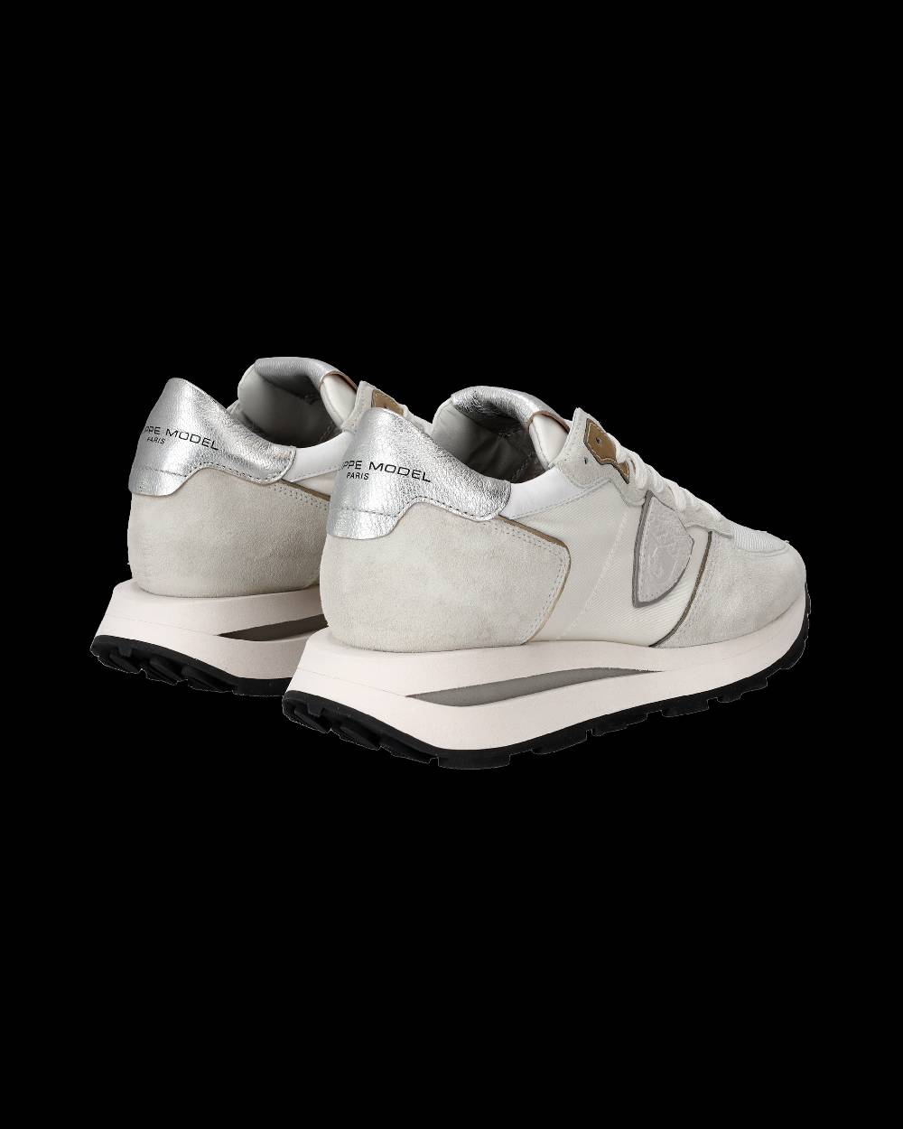 Philippe Model Sneaker basse Tropez Haute donna - bianco e argento Economico
