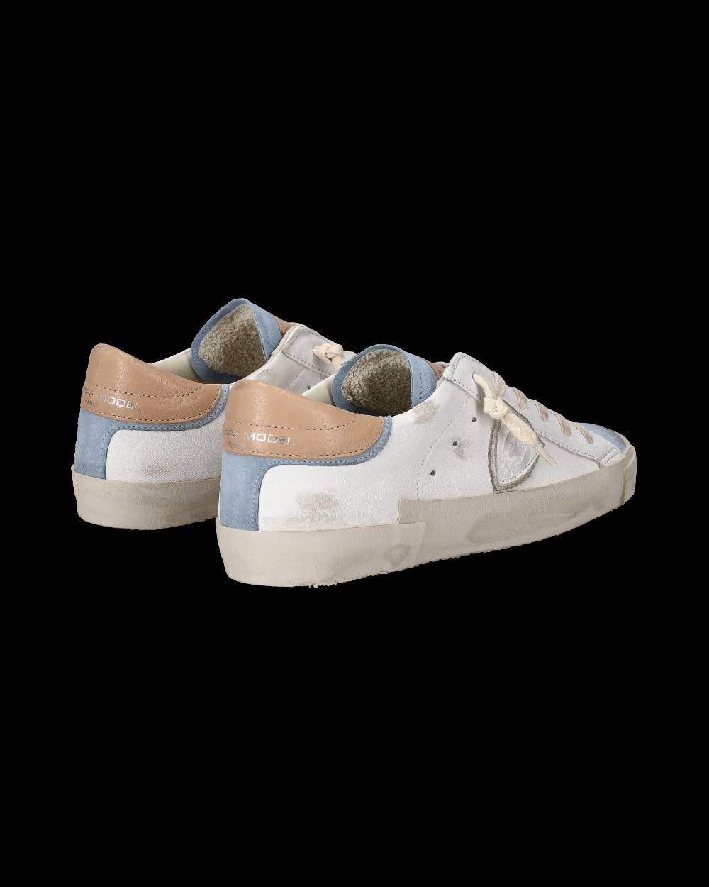 Philippe Model Sneaker basse Paris donna - bianco e azzurro Online