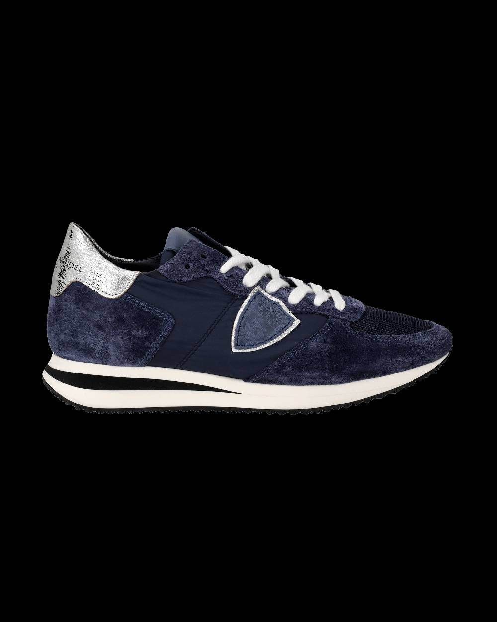 Philippe Model Snaker bassa Trpx donna - blu e argento Vendita Economica
