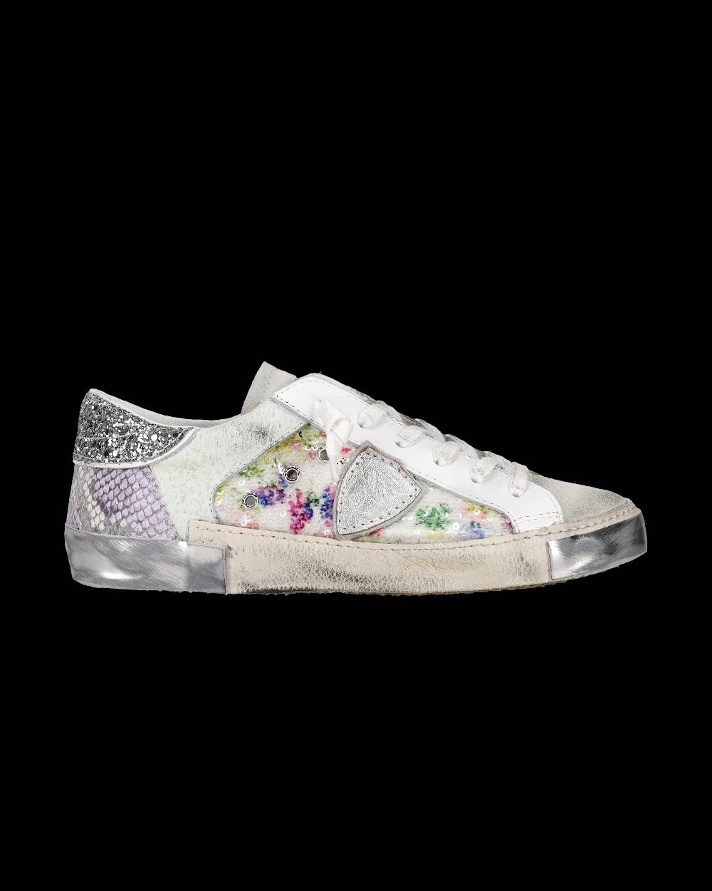 Philippe Model Sneaker bassa PRSX donna - bianco e argento I Più Venduti