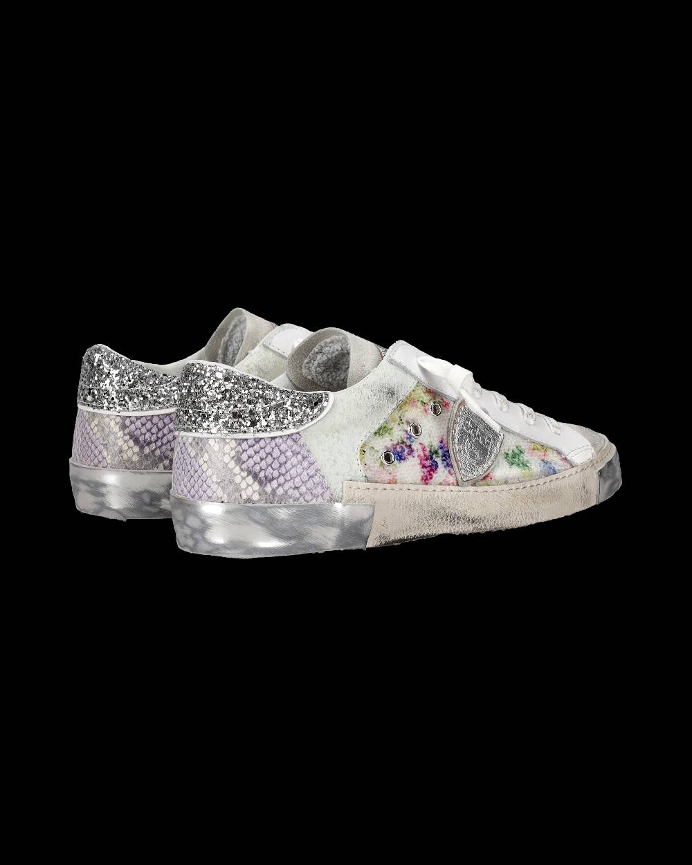 Philippe Model Sneaker bassa PRSX donna - bianco e argento I Più Venduti