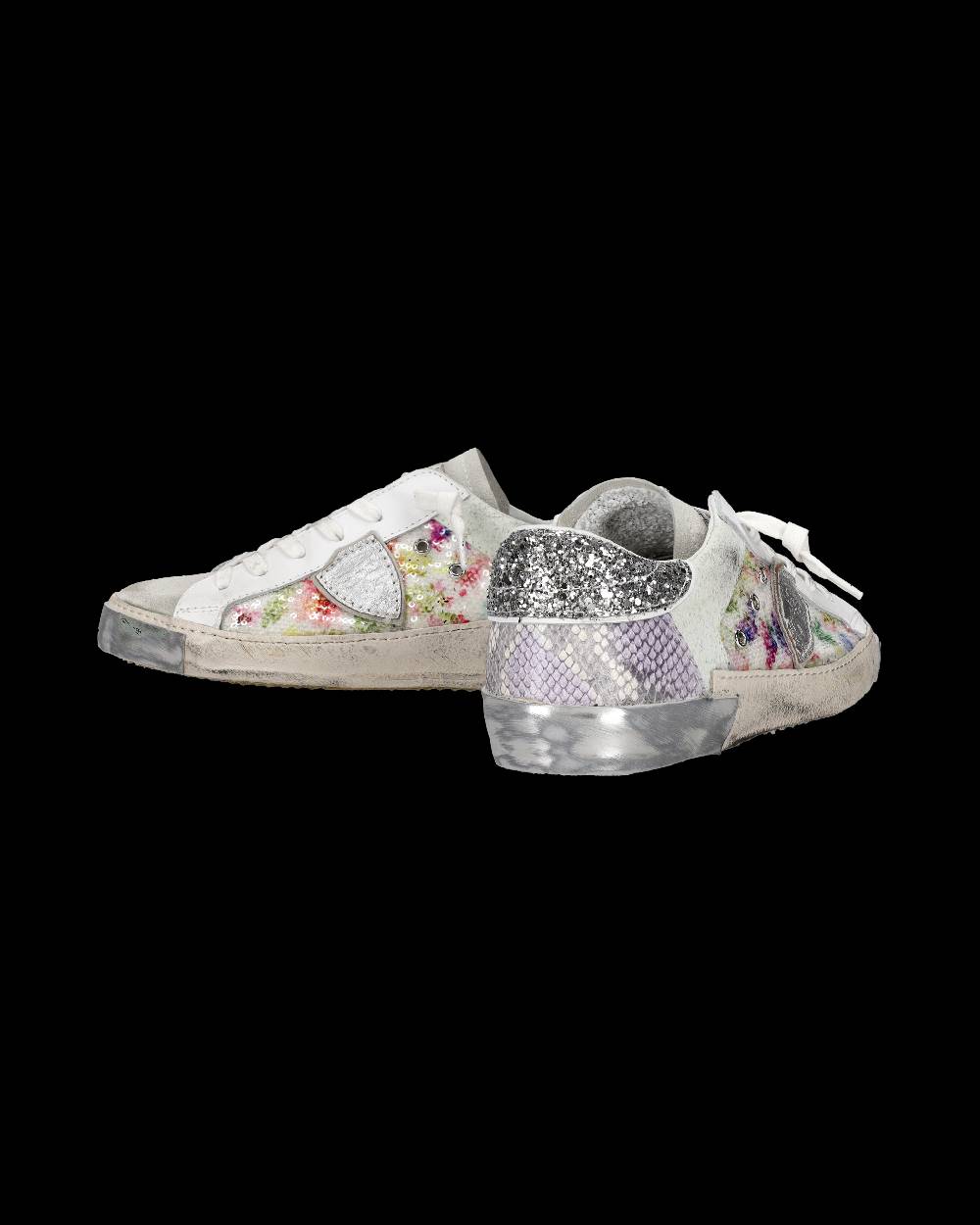 Philippe Model Sneaker bassa PRSX donna - bianco e argento I Più Venduti