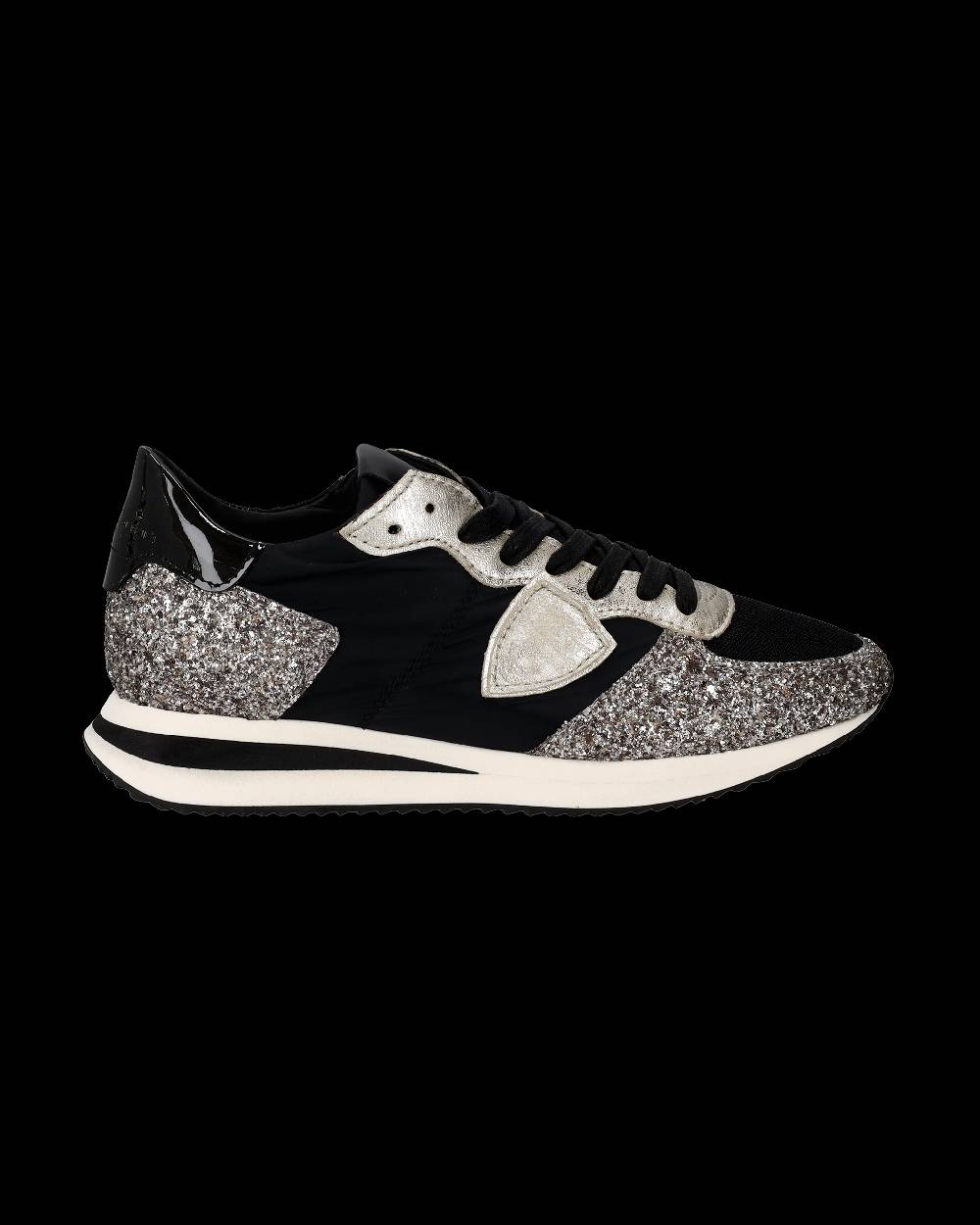 Philippe Model Sneaker bassa Trpx donna - nero e platinato Moda