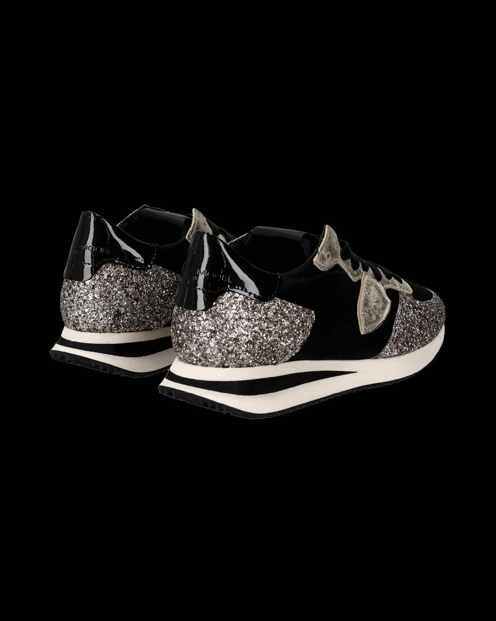Philippe Model Sneaker bassa Trpx donna - nero e platinato Moda