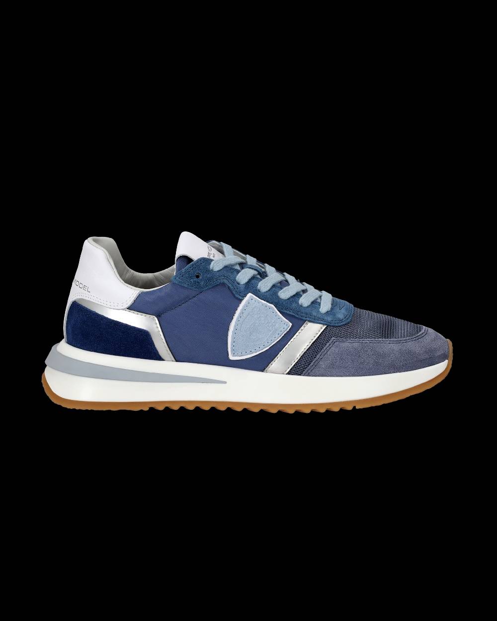 Philippe Model Sneakers Tropez 2.1 da Donna Blu in Tessuto Tecnico In Linea