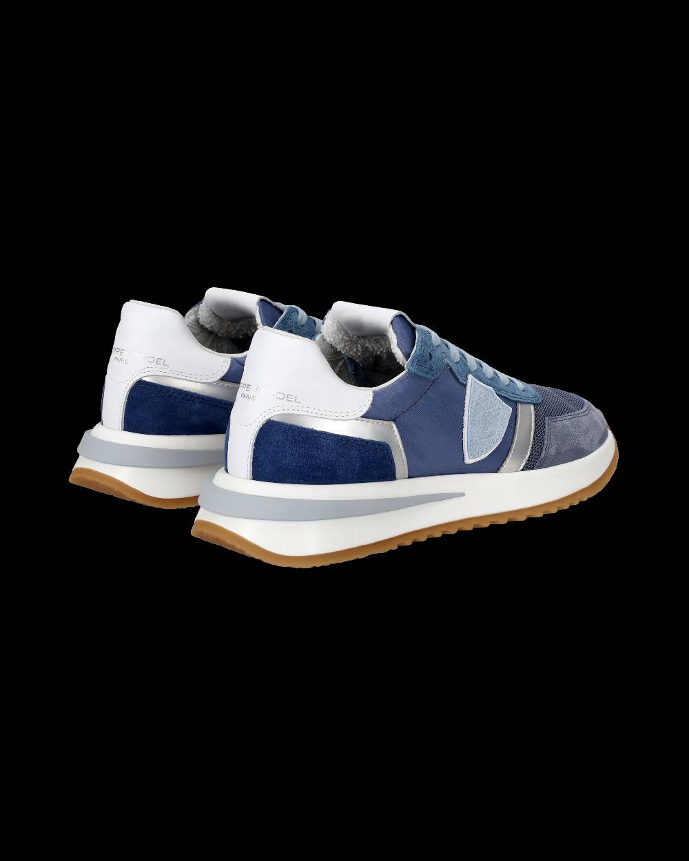 Philippe Model Sneakers Tropez 2.1 da Donna Blu in Tessuto Tecnico In Linea