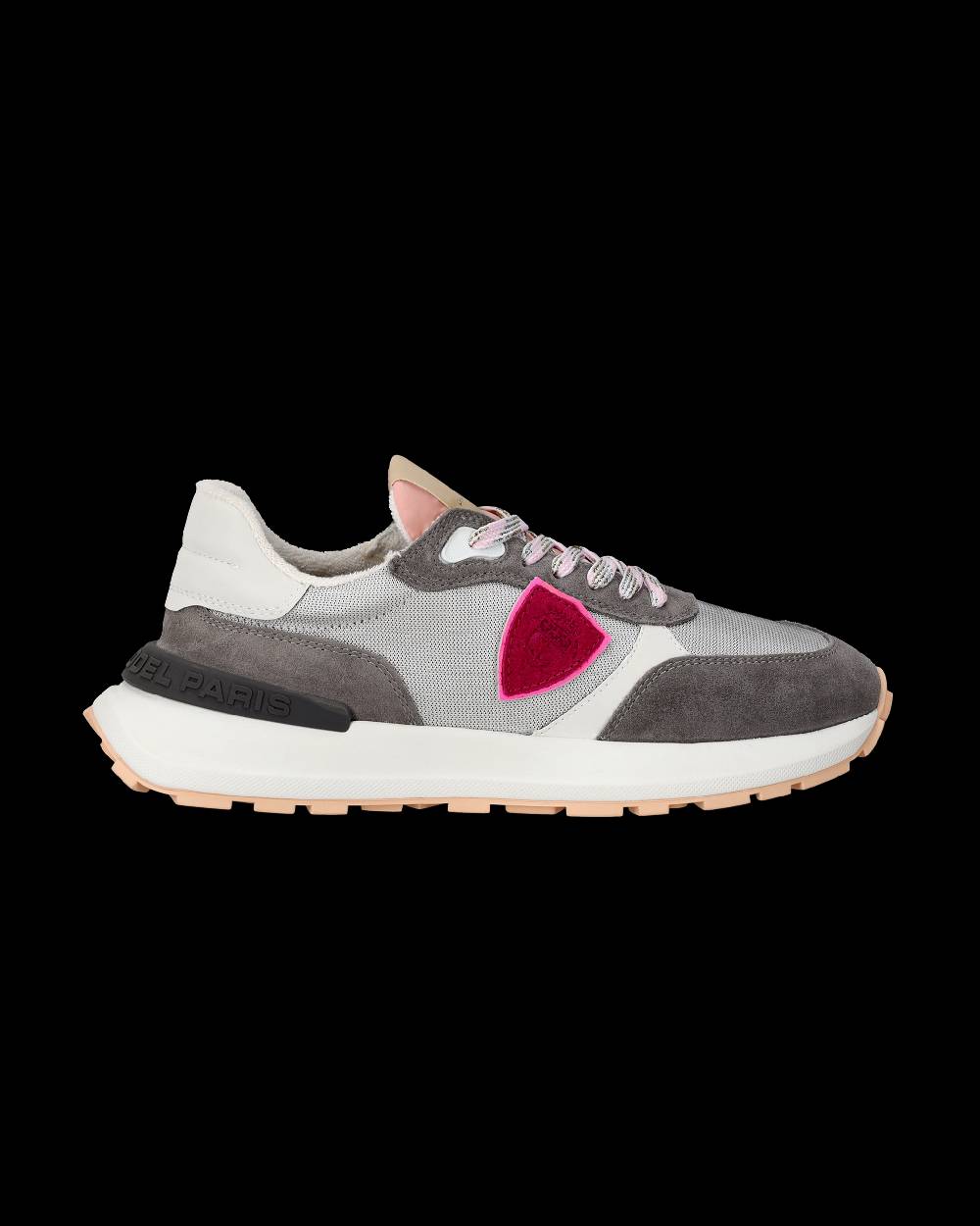 Philippe Model Sneaker running basse Antibes donna - argento e grigio Soddisfazione Garantita