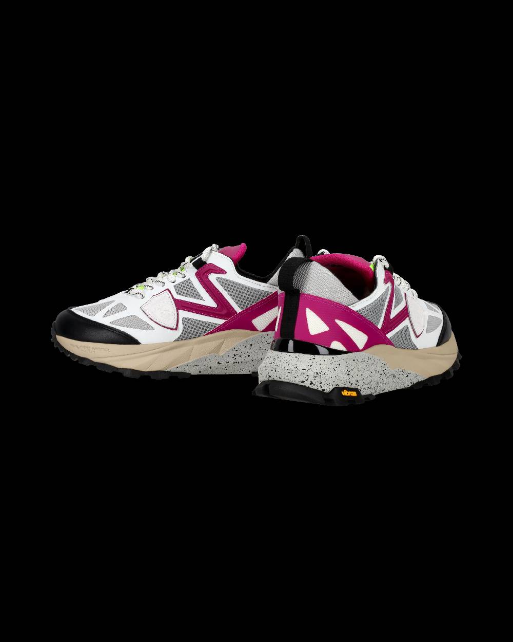 Philippe Model Sneaker basse Rocx donna - bianco e ciclamino Acquista Ora