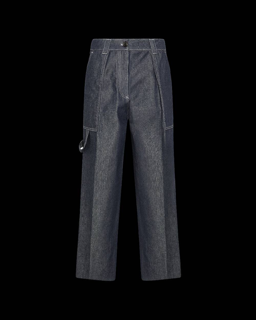 Philippe Model Jeans Coline da Donna Blu in Denim Sottocosto