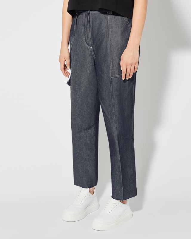 Philippe Model Jeans Coline da Donna Blu in Denim Sottocosto