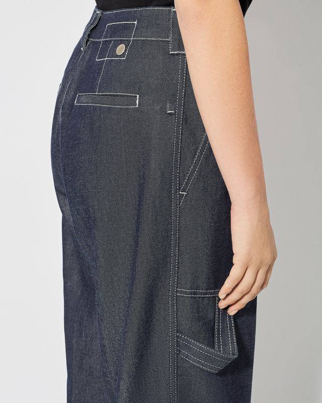 Philippe Model Jeans Coline da Donna Blu in Denim Sottocosto