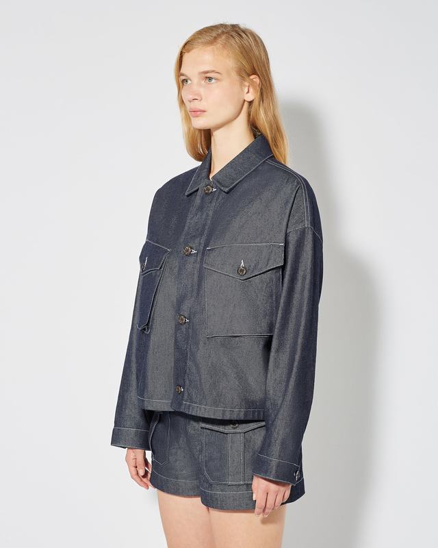 Philippe Model Giacca in denim Giselle da Donna Blu in Denim Convenienza
